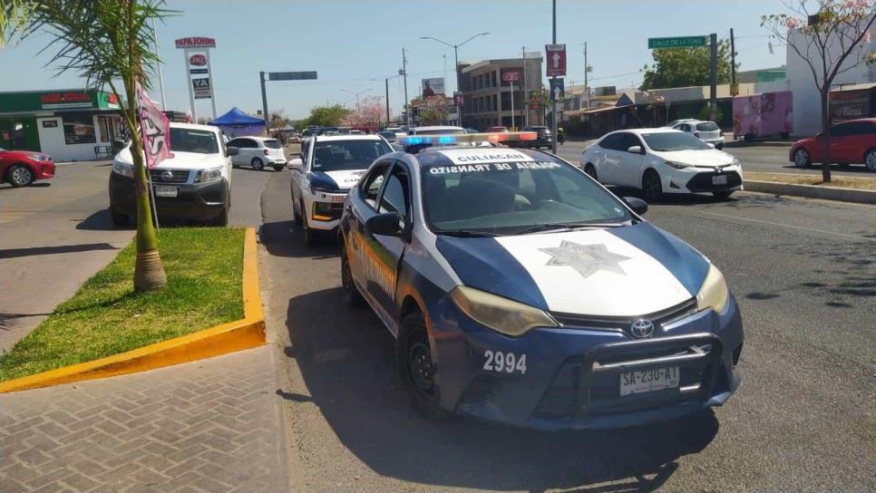 Policías detuvieron a un sujeto durante una persecución en Culiacán