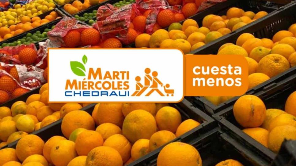 Marti-miércoles Chedraui: Ofertas del 14 y 15 de mayo en frutas y verduras
