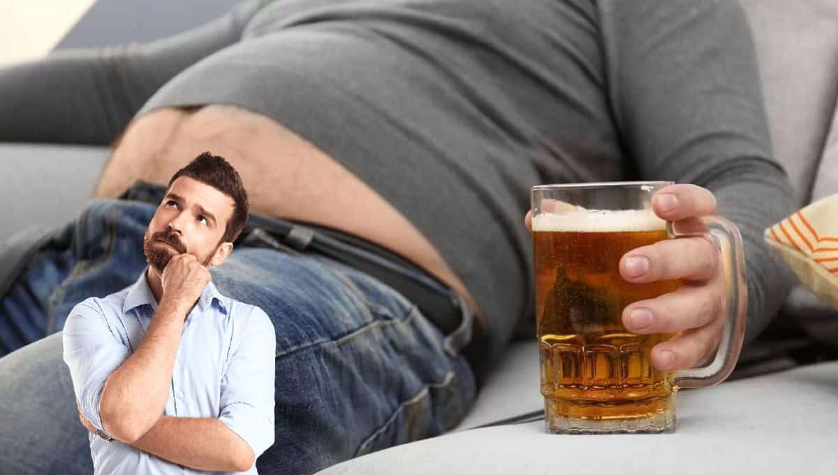 Una gran cantidad de hombres tiene «panza cervecera». FOTO: Internet