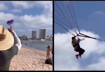 Banda de Mazatlán toca «El Niño Perdido» desde parachute | VIDEO