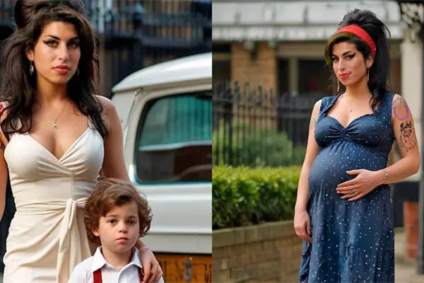 Amy Winehouse: así se vería embarazada y con hijos, según la Inteligencia Artificial | FOTOS Amy Winehouse: así se vería embarazada y con hijos, según la Inteligencia Artificial | FOTOS