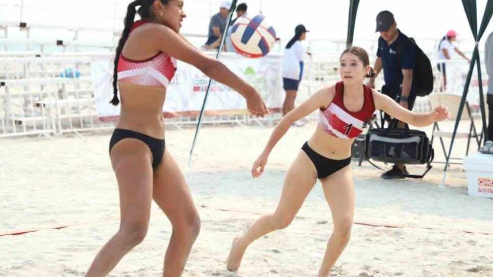 Sinaloa gana tres preseas de oro en Voleibol de Playa CONADE 