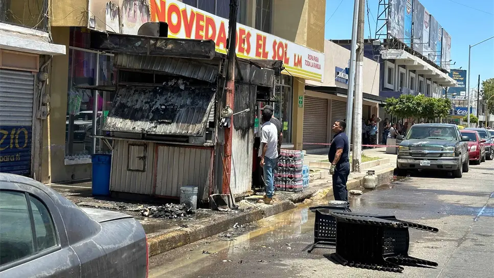 Así quedó la carreta más famosa de Los Mochis. FOTOS: Ernesto Torres