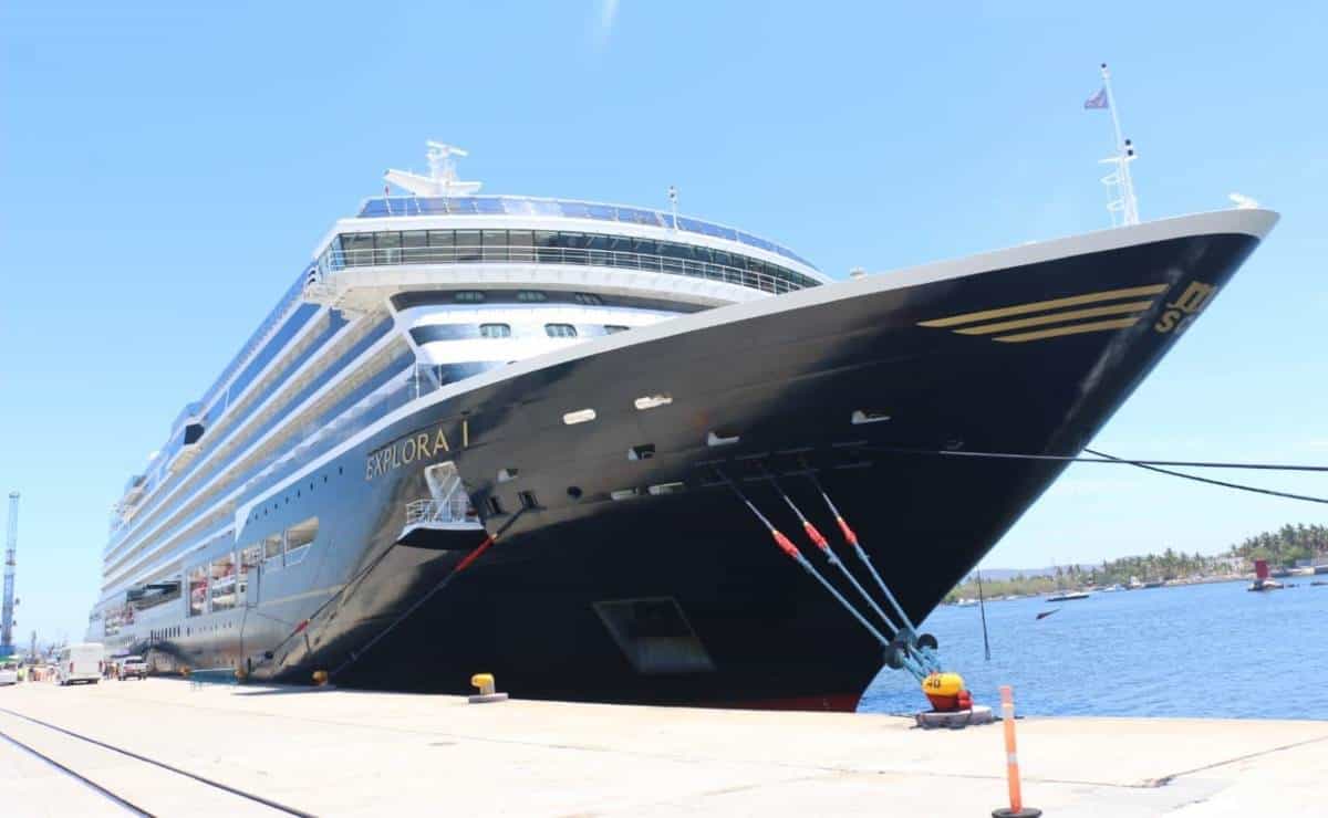 Mazatlán recibe por primera vez al lujoso crucero Explora I
