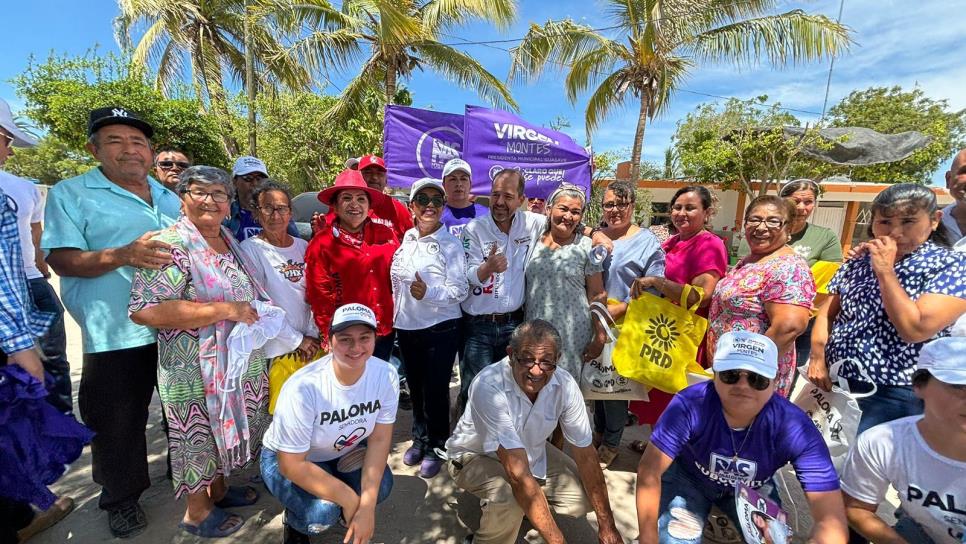 «Morena ya se va, están reportados», asegura Alba Virgen Montes en su cierre de campaña en Guasave 