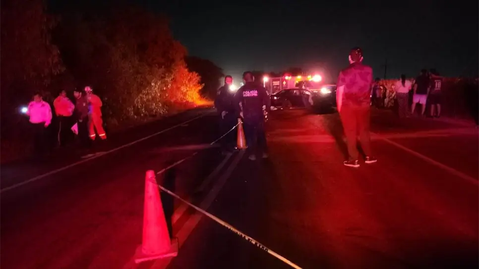 Conductor choca y pierde la vida en carretera de Navolato