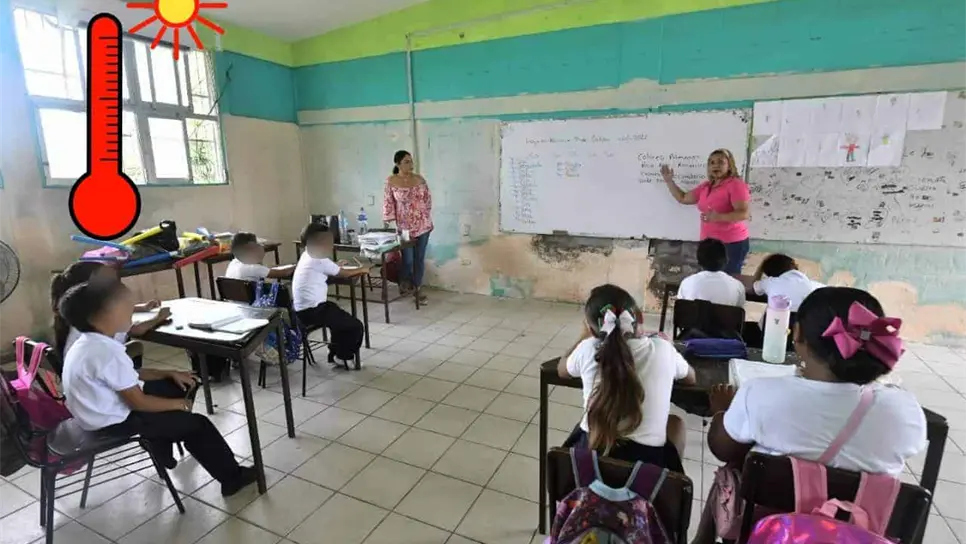 FOTO: Ola de calor obliga a adelantar cierre de ciclo escolar.