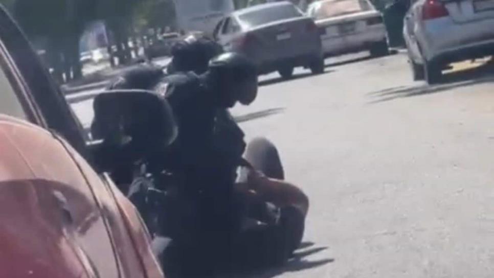 Denuncian golpiza de policías a un automovilista de Culiacán