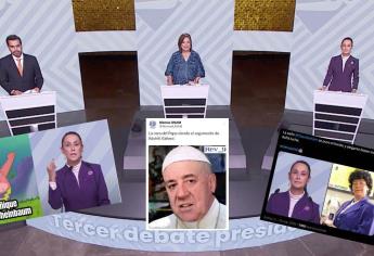 Mejores memes del tercer y último debate presidencial entre Xóchitl Gálvez, Claudia Sheinbaum y Máynez