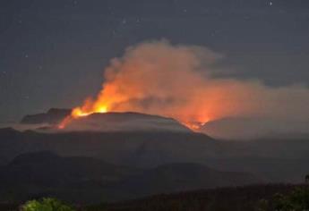 Reportan incendio en Sierra de Elota; tiene ya cinco días activo 