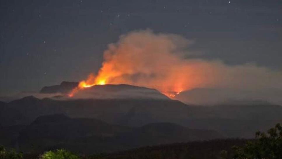 Reportan incendio en Sierra de Elota; tiene ya cinco días activo 