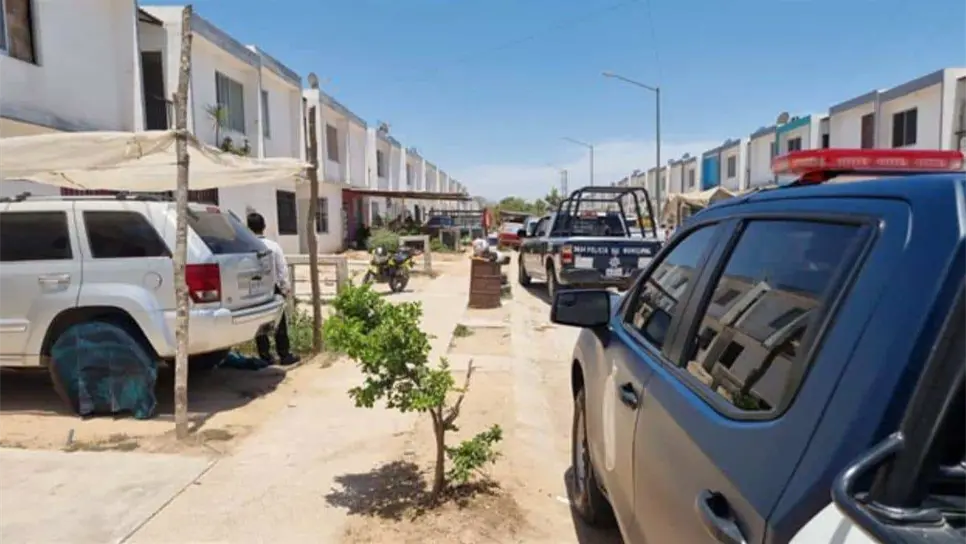 El lugar del crimen.