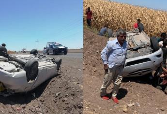 Volcadura cerca de El Burrión deja dos personas con lesiones 