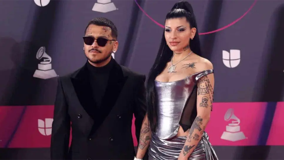 FOTO: Christian Nodal y Cazzu.