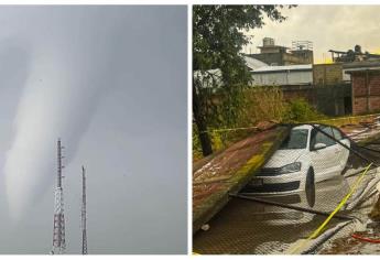 Tornado en Toluca deja dos personas sin vida