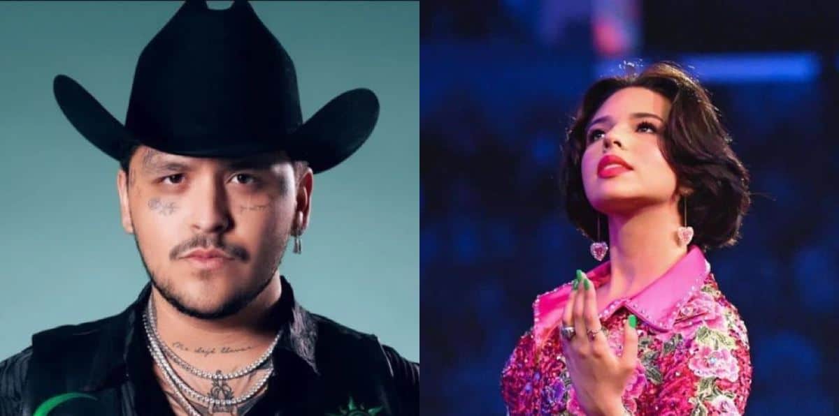 FOTO: Christian Nodal y Ángela Aguilar.