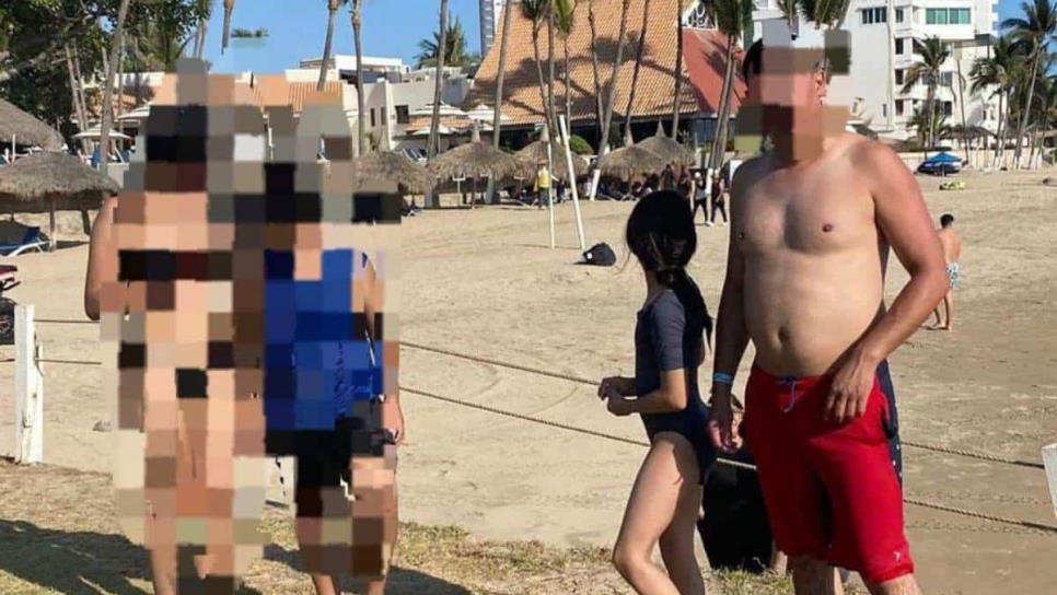 Rescatan a 4 turistas de morir ahogados en Mazatlán