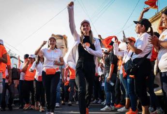 Mariana Rodríguez llama a cancelar el cierre de campaña de Movimiento Ciudadano