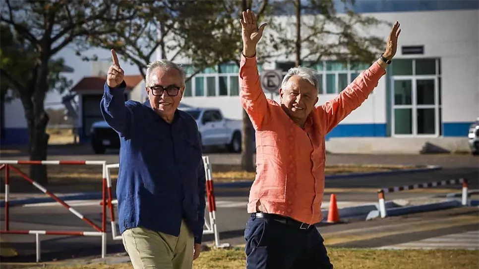 Rocha Moya y Andrés Manuel López Obrador.
