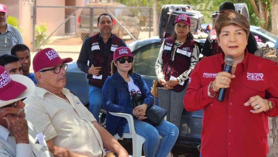 La candidata a la alcaldía de Guasave por Morena, no tendrá cierre masivo de campaña