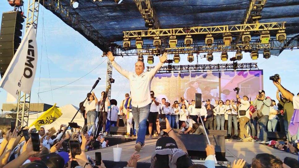 Más de 20 mil simpatizantes acompañan a Guillermo Romero en su cierre de campaña en Mazatlán