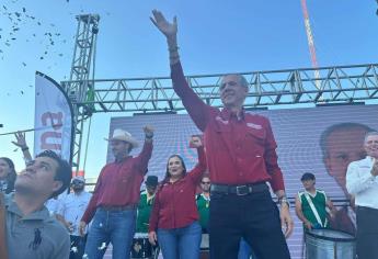 Gerardo Vargas cierra de forma masiva su campaña por la Alcaldía de Ahome