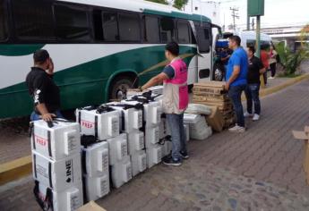 Distribuyen 667 paquetes electorales en el sur de Sinaloa para elecciones federales