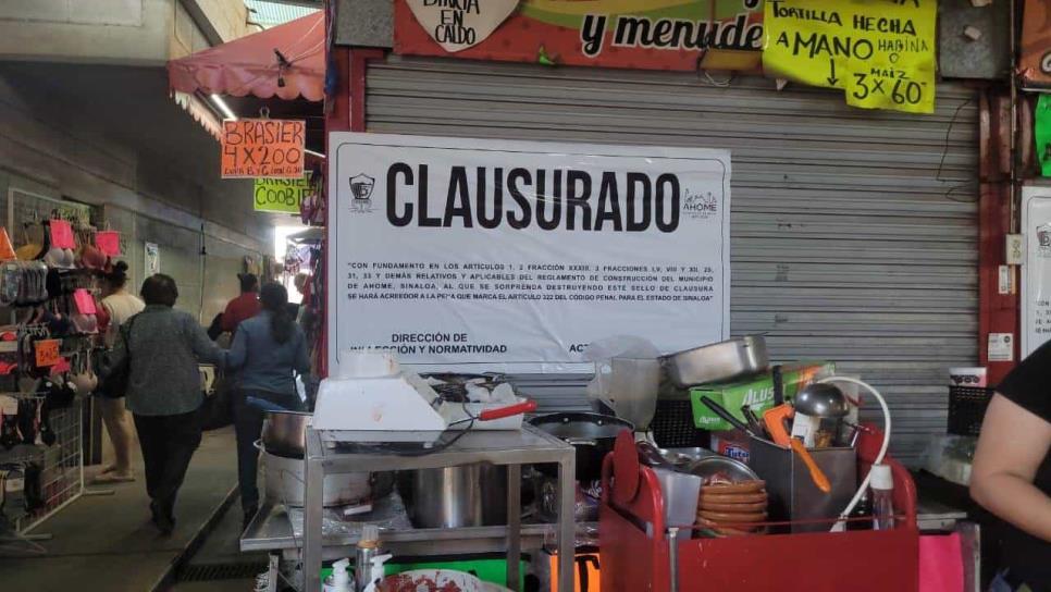 Riña en el Mercado Zona 30 de Los Mochis provoca clausura de locales