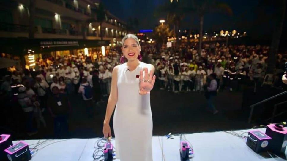 Estrella Palacios cierra campaña en Mazatlán con confianza en el triunfo