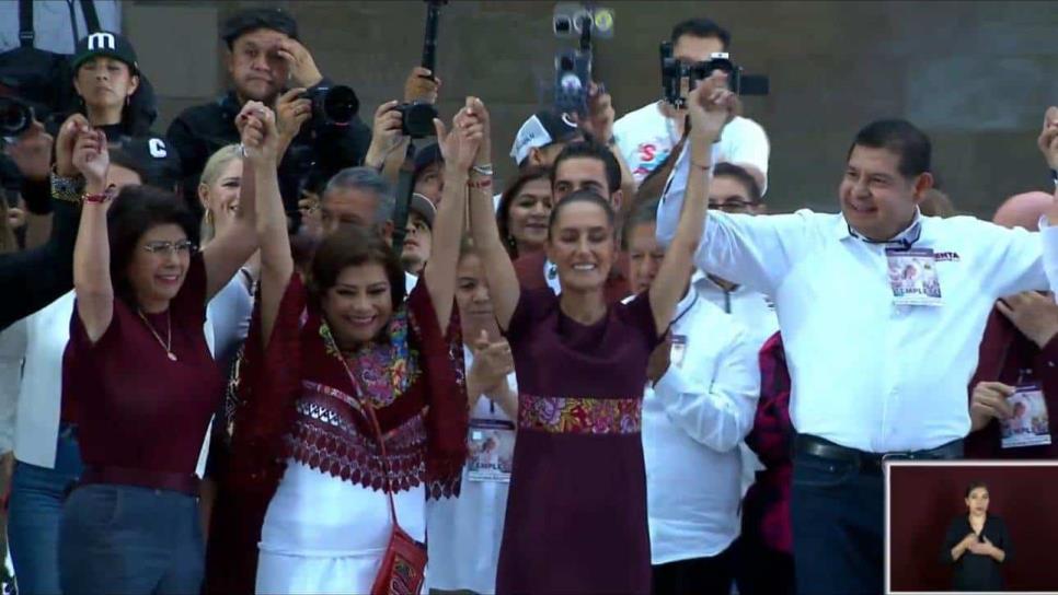 «Del zócalo a la victoria», Claudia Sheinbaum cierra su campaña a la Presidencia de México 