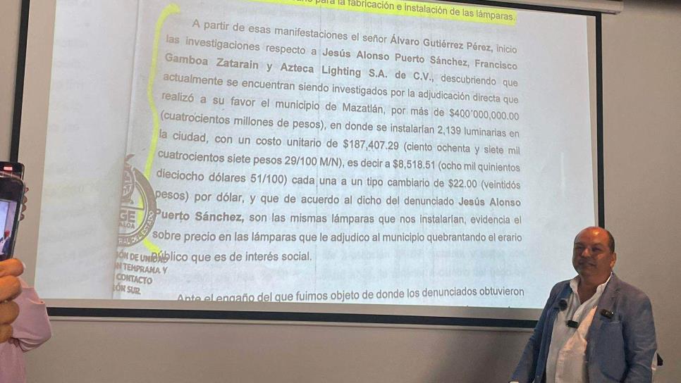 Avanza juicio de Ayuntamiento vs Azteca Lighting, «me salen debiendo», afirma empresario 