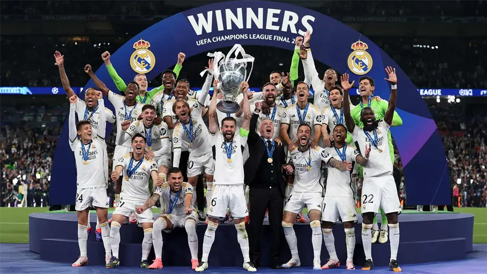 El Real Madrid lleva 6 títulos de Champions en 10 años. FOTO: Real Madrid en X