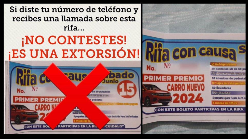 Roban datos personales a través de boletos gratis para supuesta rifa en Mazatlán