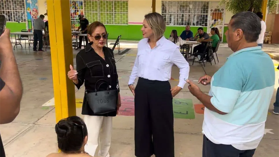 La candidata aún no ha podido votar. FOTO: Luz Noticias