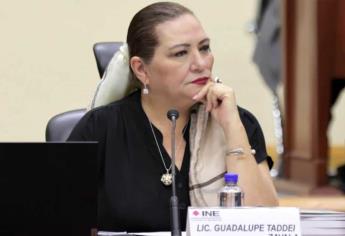 Guadalupe Taddei, presidenta del INE, se salta la fila para votar