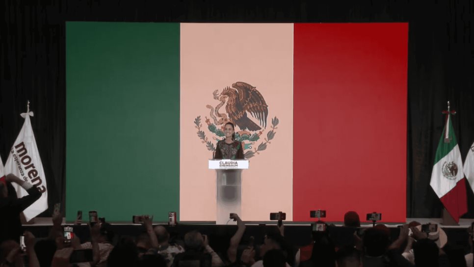 Claudia Sheinbaum se declara ganadora y primera presidenta de México 