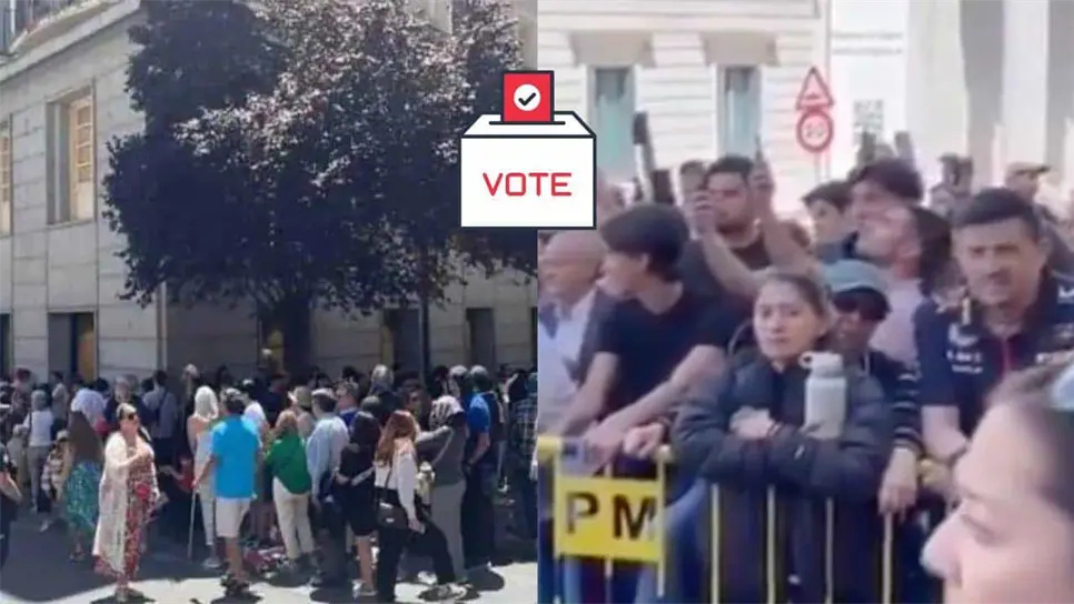 «¡Queremos votar!»; gritan los mexicanos y protestan frente a la Embajada de México en España