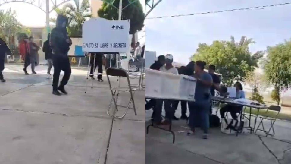 Sujetos armados roban paquetes electorales en Puebla, hay un fallecido