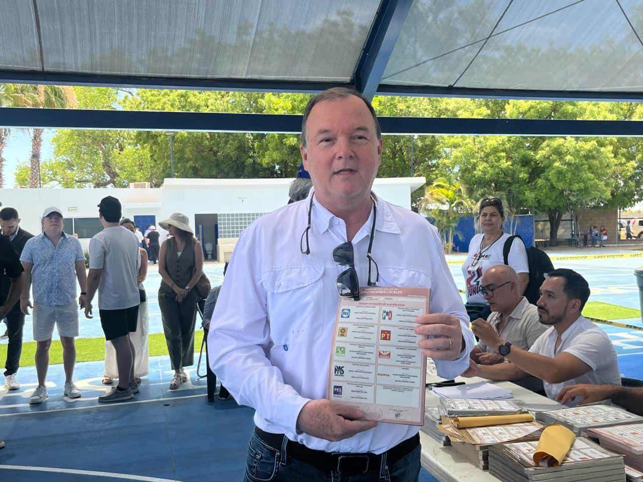 El alcalde declaró que, hasta el momento, las elecciones han estado tranquilas. FOTO: Luz Noticias