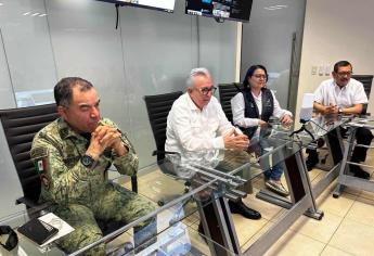 Rocha Moya reporta elecciones pacíficas en Sinaloa, en Mesa de Seguridad