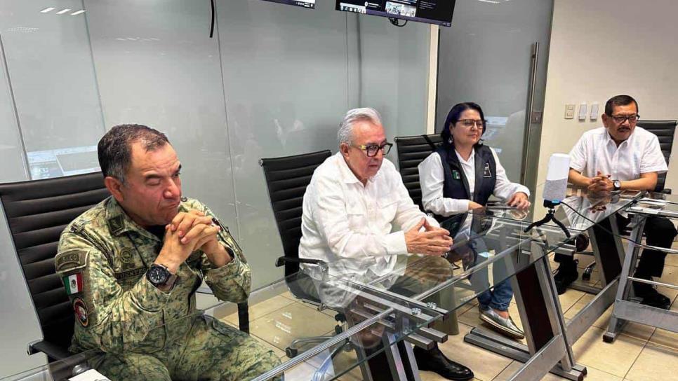 Rocha Moya reporta elecciones pacíficas en Sinaloa, en Mesa de Seguridad