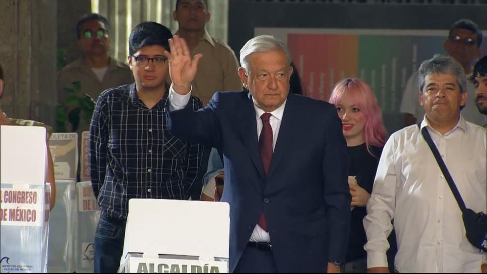 ¡AMLO ya votó! El Presidente de México ya aportó su «granito de arena» para el futuro de México