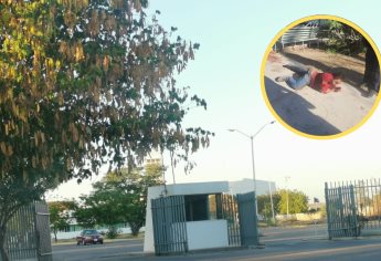 Hombre se hiere con un vidrio y causa alarma en el Instituto Tecnológico de Los Mochis