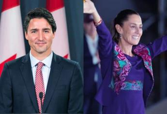 Justin Trudeau felicita a Claudia Sheinbaum por victoria histórica en las elecciones