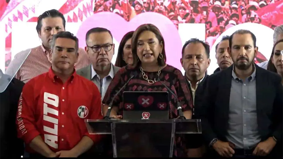 Xóchitl declaró que le exigirá resultados a Sheinbaum. FOTO: Cortesía