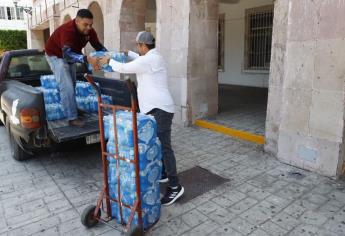 Por el «calorón» DIF Mazatlán se une para llevar agua a comunidades a través del «Aquatón 2024»