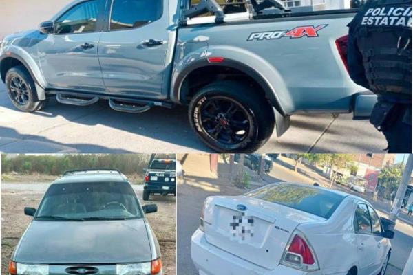 En operativos diversos, aseguran 13 vehículos con reporte de robo en Culiacán