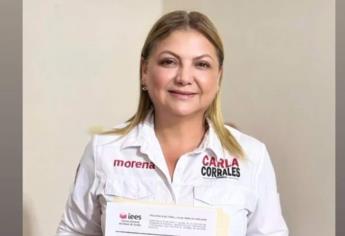 IEES entrega constancia a Carla Corrales como alcaldesa electa de Cosalá 