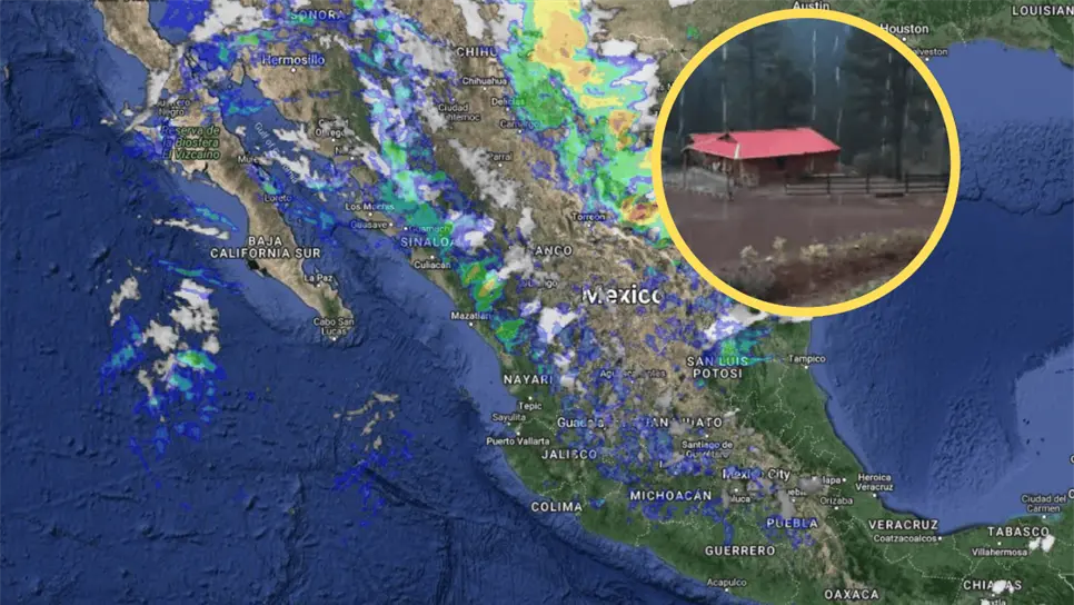 Continúa el pronóstico de lluvias para la tarde de este jueves en Sinaloa