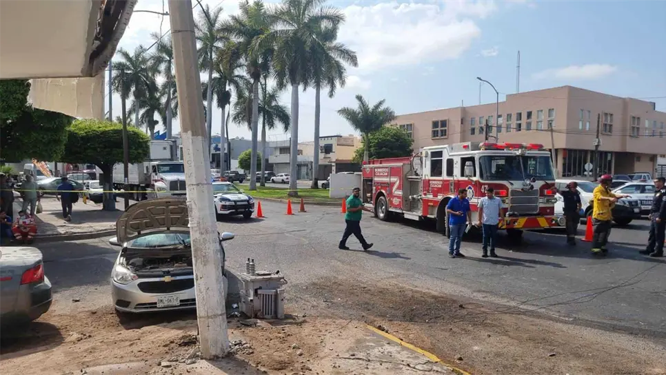 Ambas mujeres resultaron lesionadas. FOTO: Luz Noticias